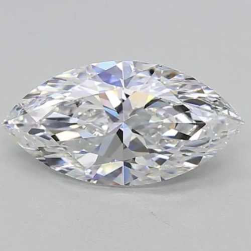 Муассанит 2,5x5 мм 0,2 карата Огранка: Маркиз Цвет: бесцветный (белый)