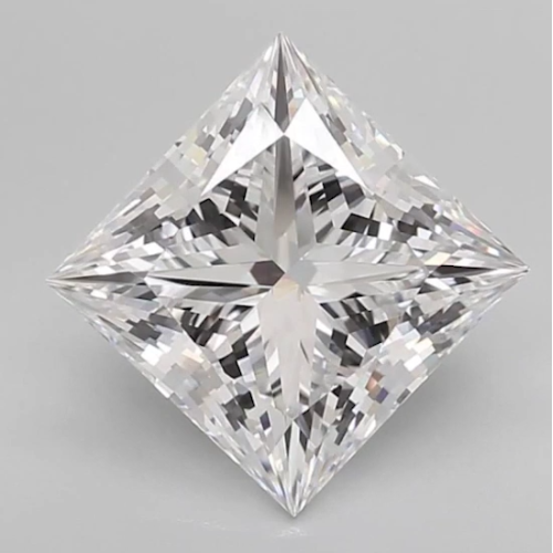 Муассанит 2,5х2,5 мм 0,15 карата Огранка: Принцесса Цвет: бесцветный (белый)