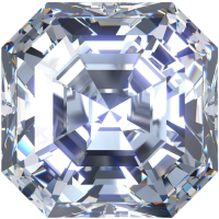 Муассанит 10x10 мм 5 карат Огранка: Ашер Цвет: бесцветный (белый)