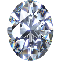 Муассанит 10x12 мм 6 карат Огранка: Овал Цвет: бесцветный (белый)