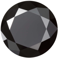 Муассанит 0,8 мм ~0,0025 карата Огранка: Круглая КР57 (бриллиантовая) Цвет: чёрный